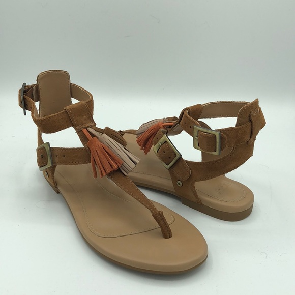 ugg fringe sandals